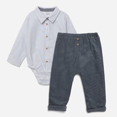 YAMP - Conjunto Body + pantalón para Bebé niño en Algodón