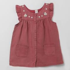 YAMP - Vestido para Bebé niña con Boleros en Algodón