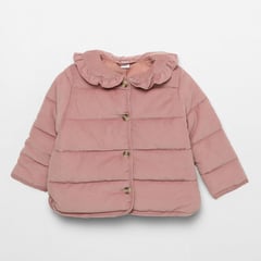 YAMP - Chaqueta Bebé niña Con cuello Algodón