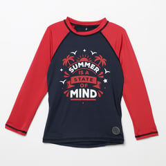 YAMP - Camiseta Niño con Estampado Manga larga