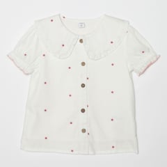 YAMP - Blusa para Niña Manga corta en Algodón