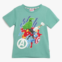 MARVEL - Camiseta Niño con Estampado Manga corta Algodón Avengers