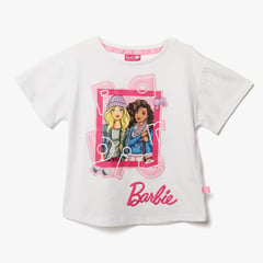 BARBIE - Camiseta Niña con Estampado Manga corta Algodón Barbie