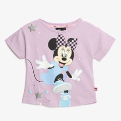 MINNIE - Camiseta Niña con Estampado Manga corta Algodón