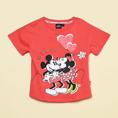 MINNIE - Camiseta Niña con Estampado Manga corta Algodón