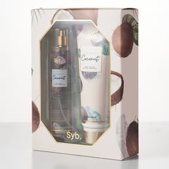 SYBILLA - Set de Perfume Mujer Body Mist Ethereal Coconut X 250 ml + Body Lotion Ethereal Coconut X 250 ml