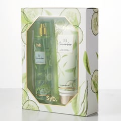 SYBILLA - Set de Perfume Mujer Body Mist Tea Cucumber X 250 ml + Body Lotion Tea Cucumber  X 250 ml