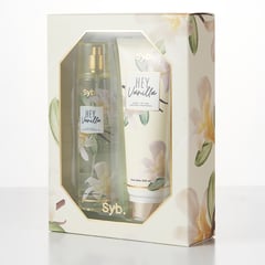 SYBILLA - Set de Perfume Mujer Body Mist Hey Vainilla X 250 ml + Body Lotion Hey Vainilla X 250 ml