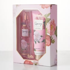 SYBILLA - Set de Perfume Mujer Body Mist Spring Cranberry X 250 ml + Body Lotion Spring Cranberry X 250 ml