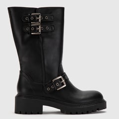 SYBILLA - Botas para Mujer con Tacón Medio Temotohigh