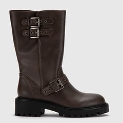 SYBILLA - Botas para Mujer con Tacón Medio Temotohigh