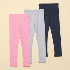 YAMP - Leggings Niña Pack de 3 unidades Algodón