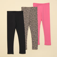 YAMP - Leggings Niña Pack de 3 unidades Algodón