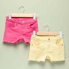 YAMP - Short Niña Pack de 2 unidades Algodón