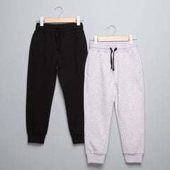 YAMP - Pantalones Niño Pack de 2 unidades Cintura elásticada Jogger