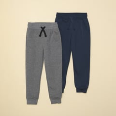 YAMP - Pantalones Niño Pack de 2 unidades Cintura elásticada Jogger