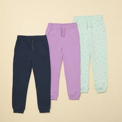 YAMP - Pantalones Niña Pack de 3 unidades Cintura elásticada