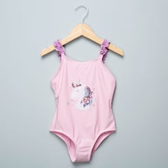 YAMP - Vestido de baño Niña con Lentejuelas