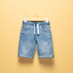 YAMP - Bermuda Niño Denim Cintura elásticada Algodón