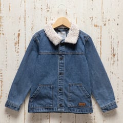 YAMP - Chaqueta Niño Con cuello de Algodón