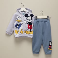 STD CHARACTERS - Conjunto Saco con capucha + pantalón para Bebé niño en Algodón