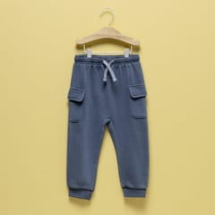 YAMP - Pantalón Bebé niño Cintura elásticada Jogger Tiro medio Algodón