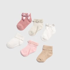 YAMP - Pack de 6 pares de Medias Unisex en Algodón