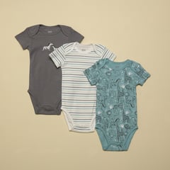 YAMP - Bodies Bebé niño Pack de 3 unidades Algodón