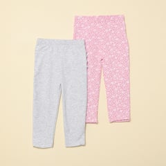 YAMP - Pantalón Bebé niña 2 piezas de Algodón