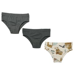 YAMP - Calzoncillo y Boxer Niño Pack de 3 unidades de Algodón