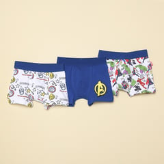 MARVEL - Boxer Niño Pack de 3 unidades de Algodón Avengers