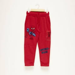 DISNEY - Pantalón Niño Cintura elásticada Jogger Algodón Spider-man