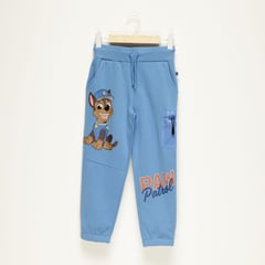 PAW PATROL - Pantalón Niño Cintura elásticada Jogger Algodón