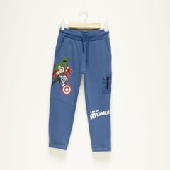 DISNEY - Pantalón Niño Cintura elásticada Jogger Algodón Avengers