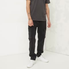 DENIMLAB - Jean Cargo Hombre de Algodón