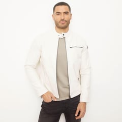 MOSSIMO - Chaqueta Efecto cuero Hombre