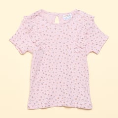 YAMP - Camiseta Bebé niña con Boleros Manga corta