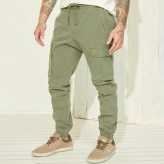 DOO AUSTRALIA - Pantalón Cargo para Hombre Slim Liso