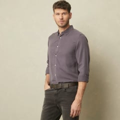 WOLF & HANK - Camisa Hombre Manga larga Slim