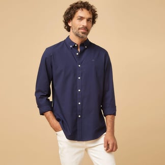 CASCAIS - Camisa Hombre Manga larga Slim Algodón Cascais.