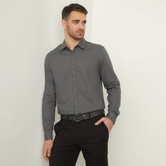 NEWPORT - Camisa Hombre Manga larga Slim Algodón