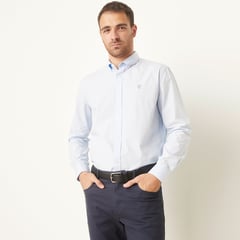 CHRISTIAN LACROIX - Camisa Hombre Manga larga Regular Algodón