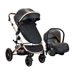 PRIORI - Coche para Bebé Travel System Luxury Negro