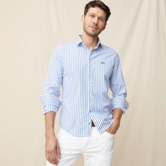 LA MARTINA - Camisa Hombre Manga larga Slim Algodón