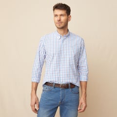 LA MARTINA - Camisa Hombre Manga larga Regular Algodón