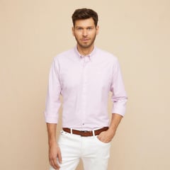 LA MARTINA - Camisa Hombre Manga larga Regular Algodón