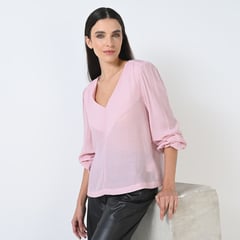 BASEMENT - Blusa para Mujer Manga larga