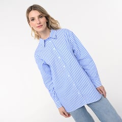 UNIVERSITY CLUB - Blusa para Mujer Manga larga de Algodón