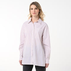 UNIVERSITY CLUB - Blusa para Mujer Manga larga de Algodón