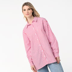 UNIVERSITY CLUB - Blusa para Mujer Manga larga de Algodón